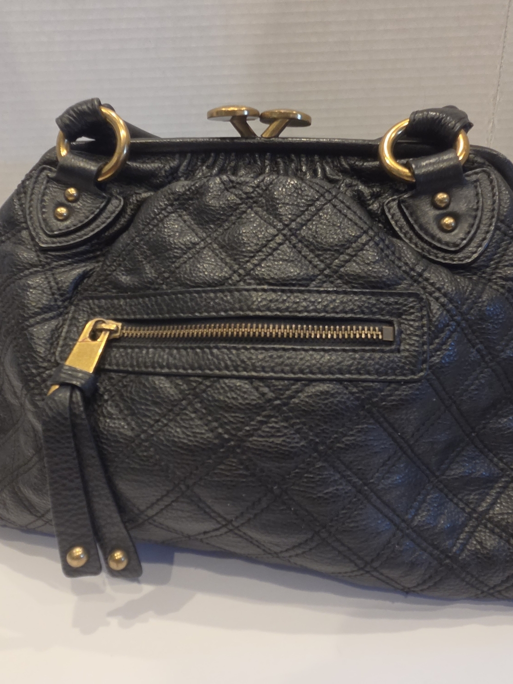 The ICONIC Original Marc Jacobs STAM Bag Black Quilted Leather - Picture 5 of 13